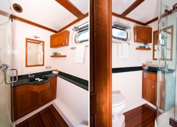 Classic Motor Yacht Escapade Bathroom