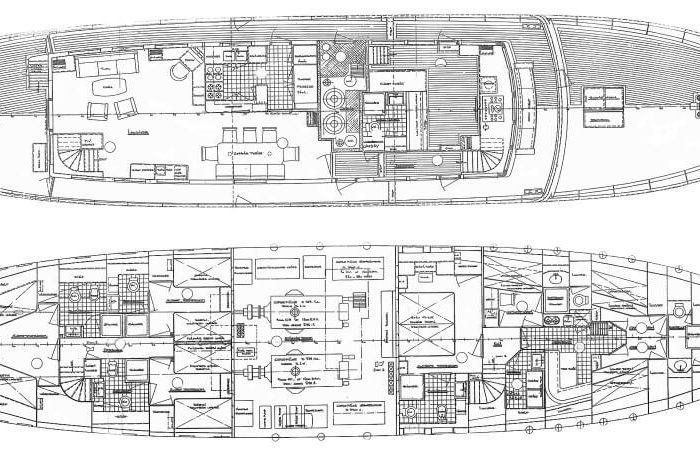 Classic Motor Yacht Heavenly Daze Plans