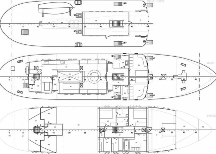 Expedition Vessel Navigator Deck Plans