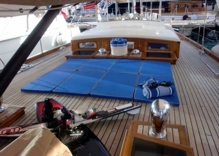 Classic Sailing Yacht Aurelius Deck Lounge