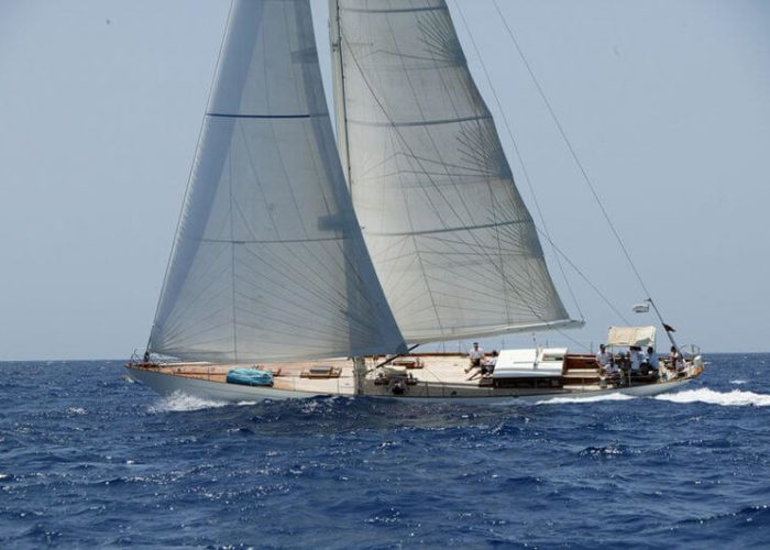 Classic Sailing Yacht Aurelius Under Sail