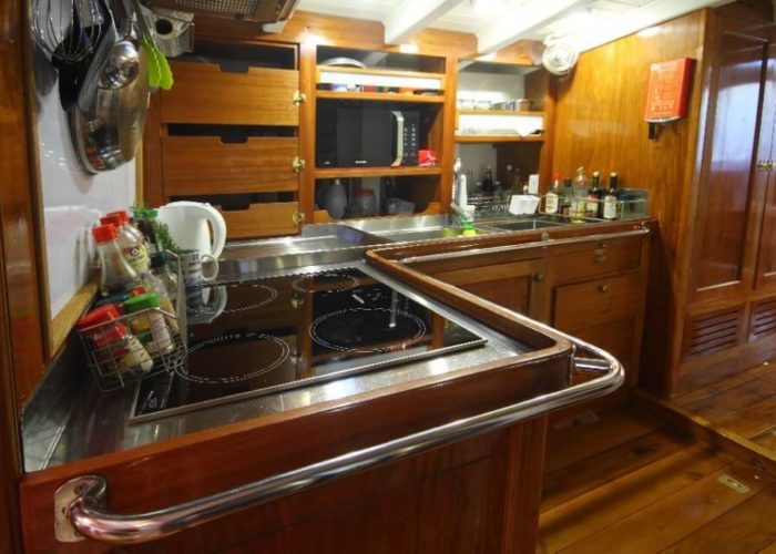 Classic Sailing Yacht Aventure Galley