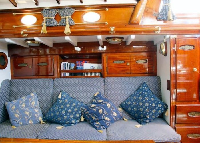 Classic Sailing Yacht Cetewayo Interior