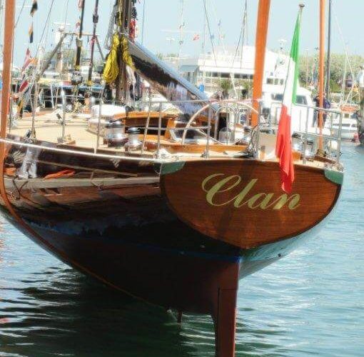 Classic Sailing Yacht Clan Hard Standing