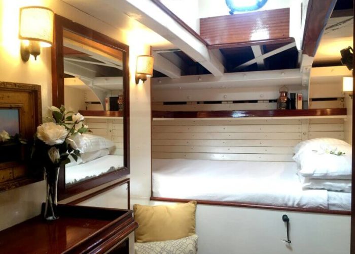 Classic Sailing Yacht When And If Master Cabin