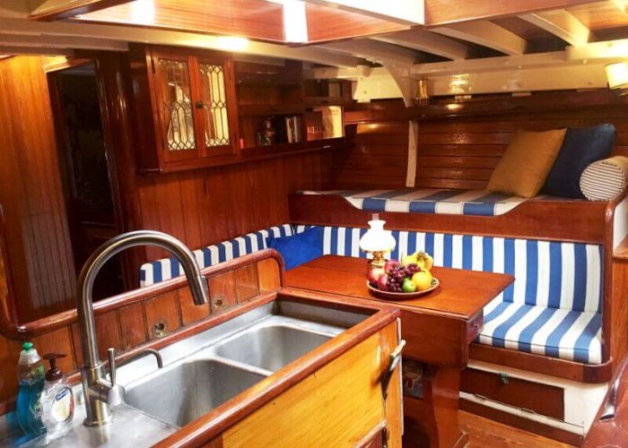 Classic Sailing Yacht When And If Saloon