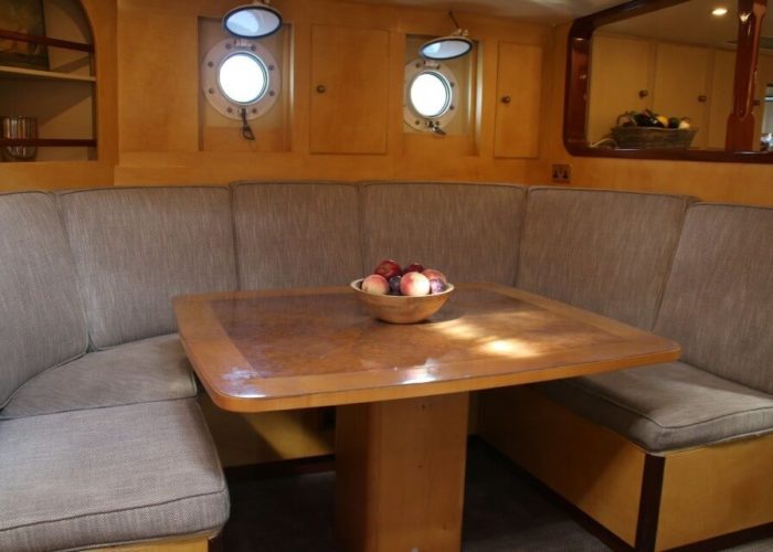 Classic Sailing Yacht Windweaver of Pennington Inside Dining