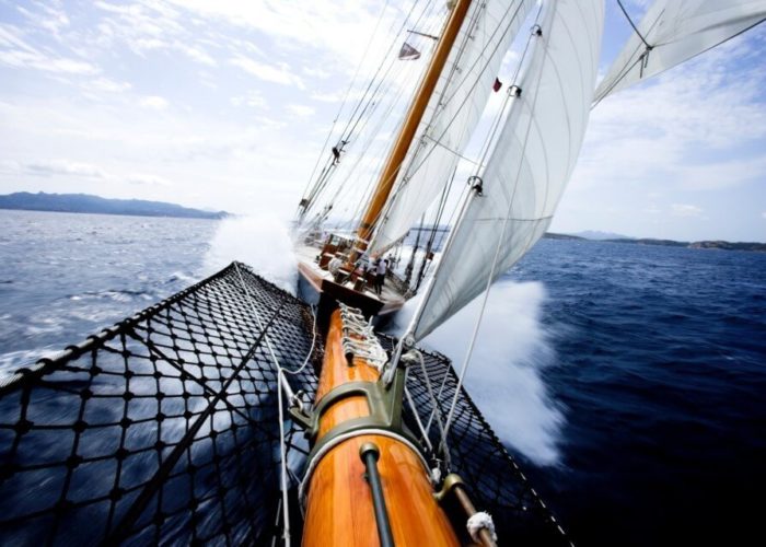 Classic Sailing Yacht Shenandoah Of Sark Bowsprit