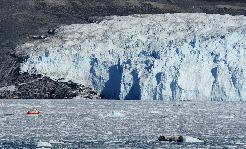 Glacier near Ilulissat Greenland Adventure Yacht Charter