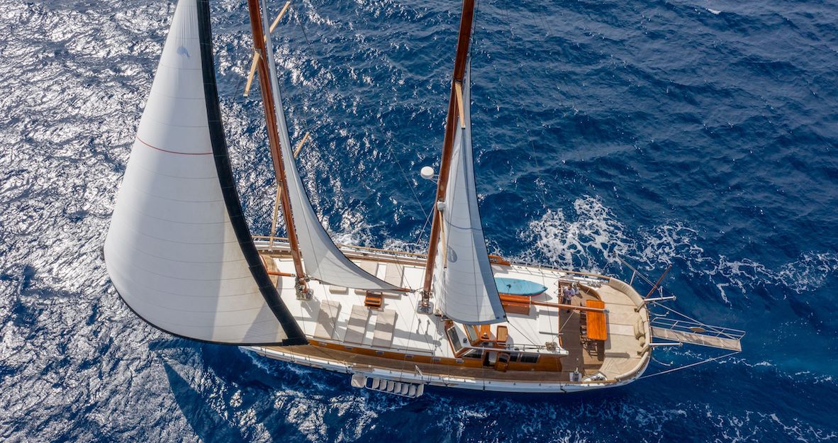 Gulet Kavira sailing Sail Dalmatia Banner